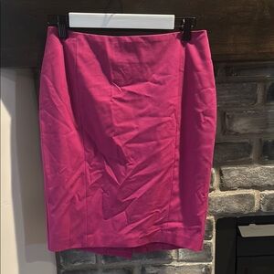 Ann Taylor Hot Pink Pencil Skirt